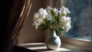 flower home decor natural light window placement