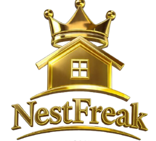 NestFreak Logo - Celebrity Homes & Decor